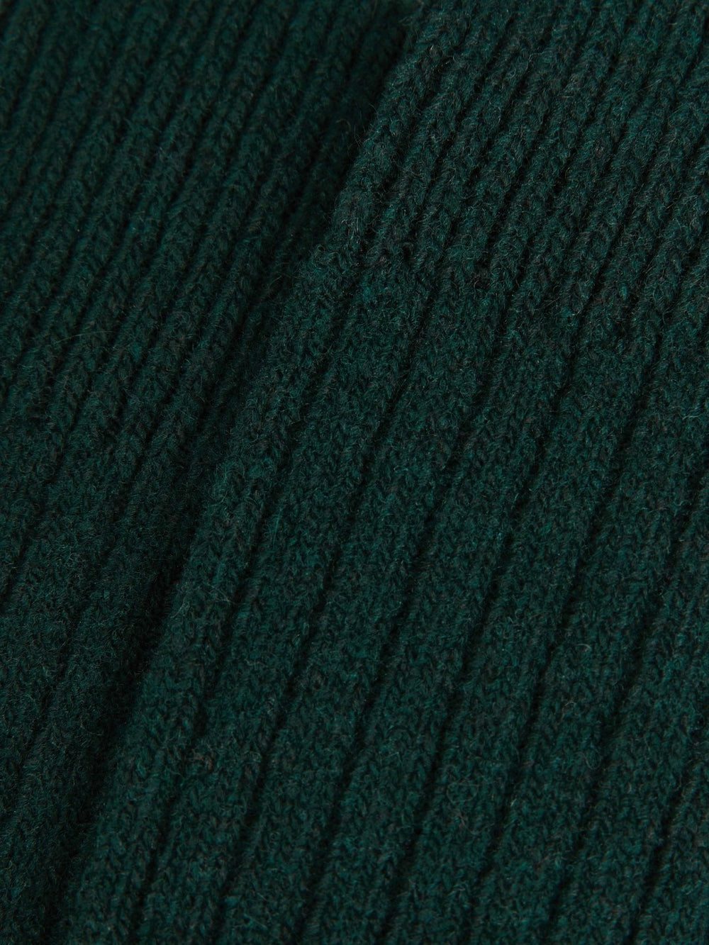Ribbed Socks With Wool And Cashmere Forest Green | Men
