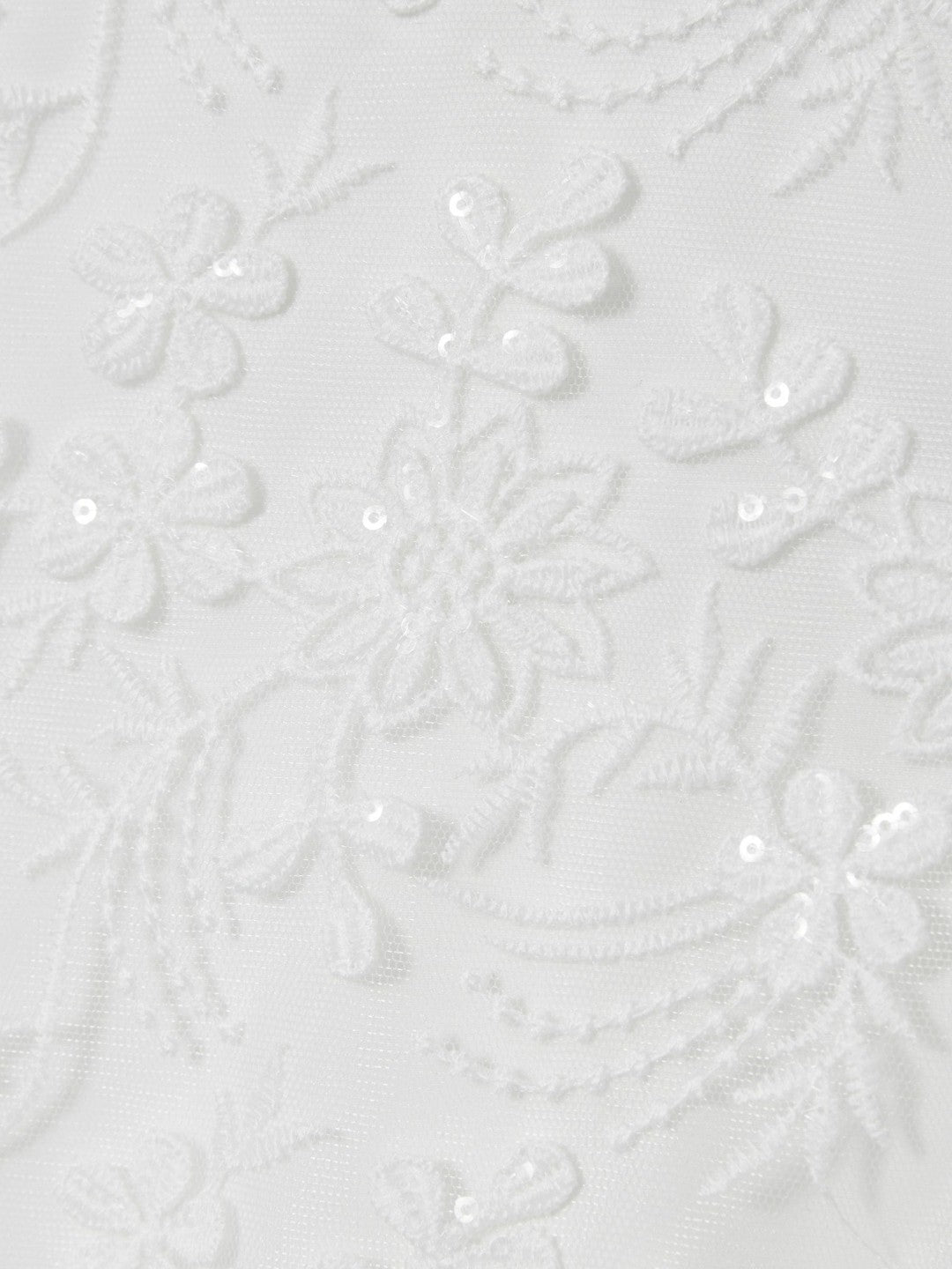 4-9 yrs Tulle Floral-Embroidered Bridesmaid Dress Ivory | Children & Baby