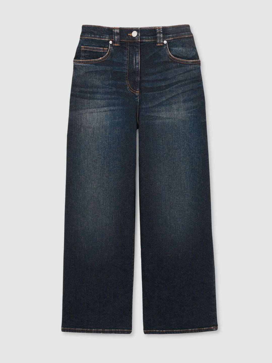 Petite Denim Culotte Jeans Dark Blue | Women