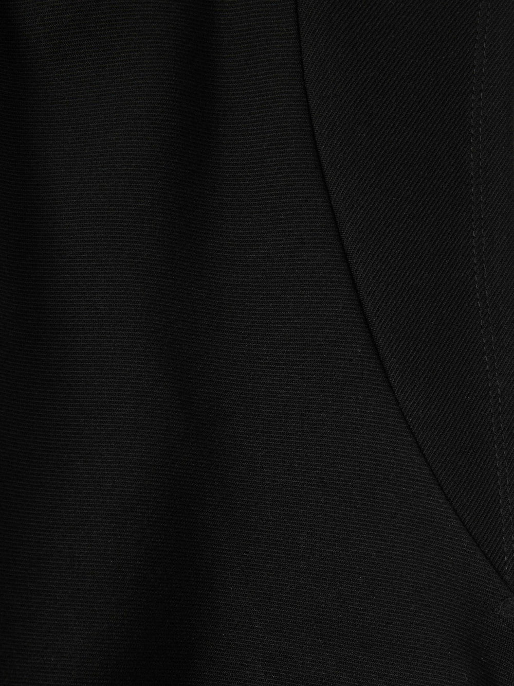 Twill-Jersey Draped Midi Dress Black | Women
