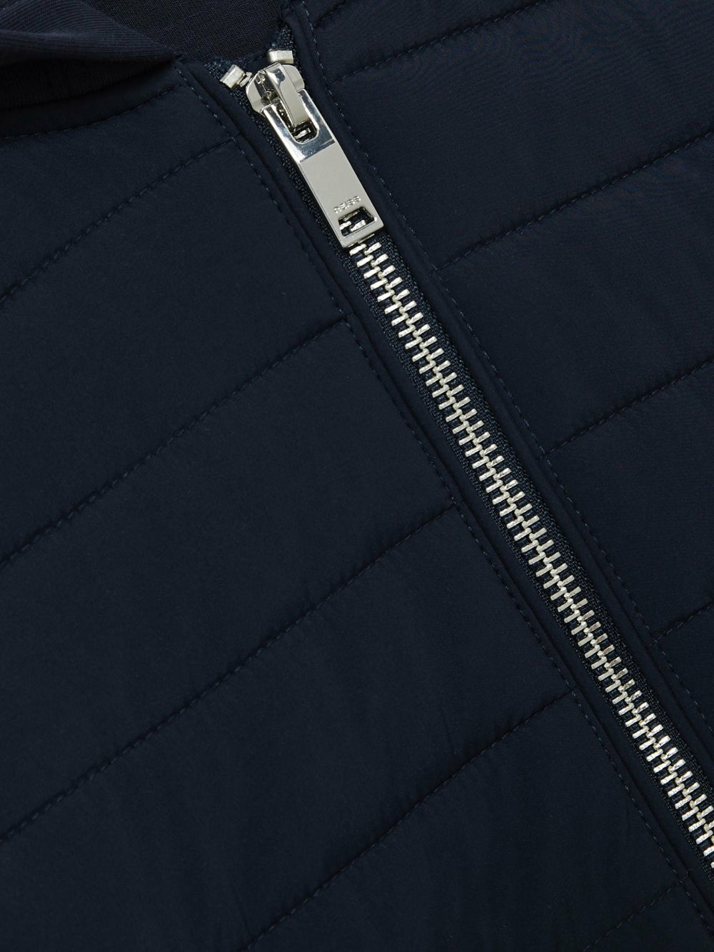 9-13 yrs Interlock Hybrid Hooded Puffer Jacket Navy | Children & Baby