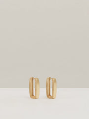 Geometric Hoop Earrings Gold | Women