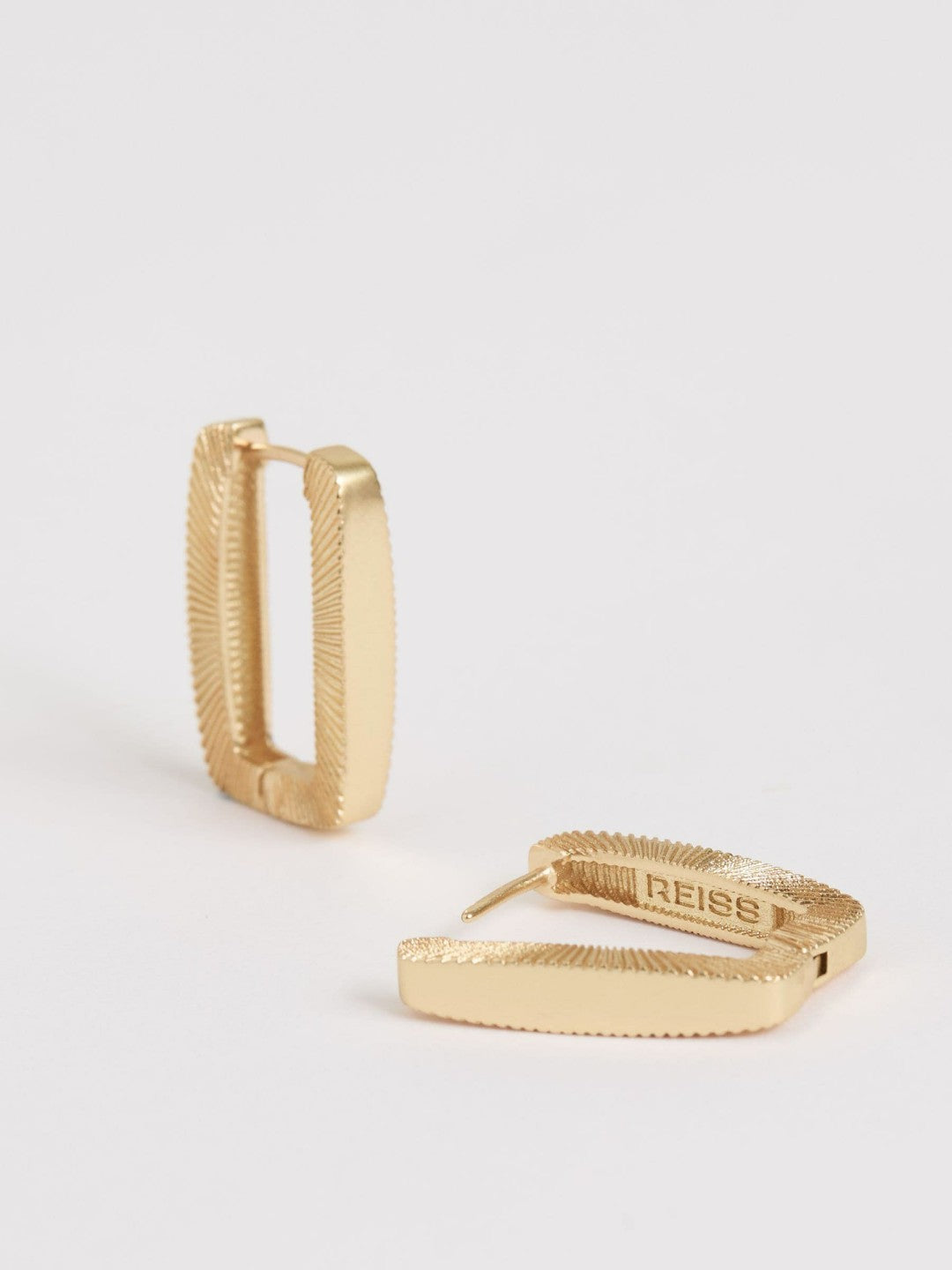 Geometric Hoop Earrings Gold | Women