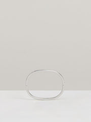 Hinged Crystal Cuff Silver | Women