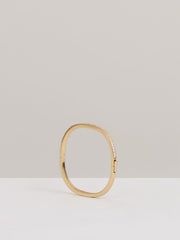 Hinged Crystal Cuff Gold | Women