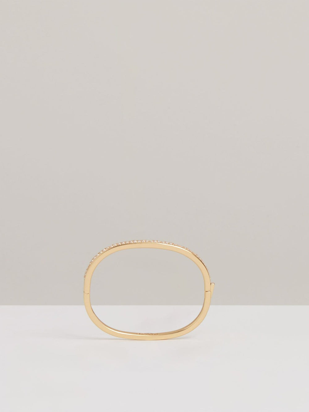 Hinged Crystal Cuff Gold | Women