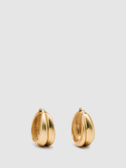 Sculptural Hoop Earrings Gold | Women