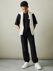 9-14 yrs Technical Drawstring Trousers Black | Children & Baby