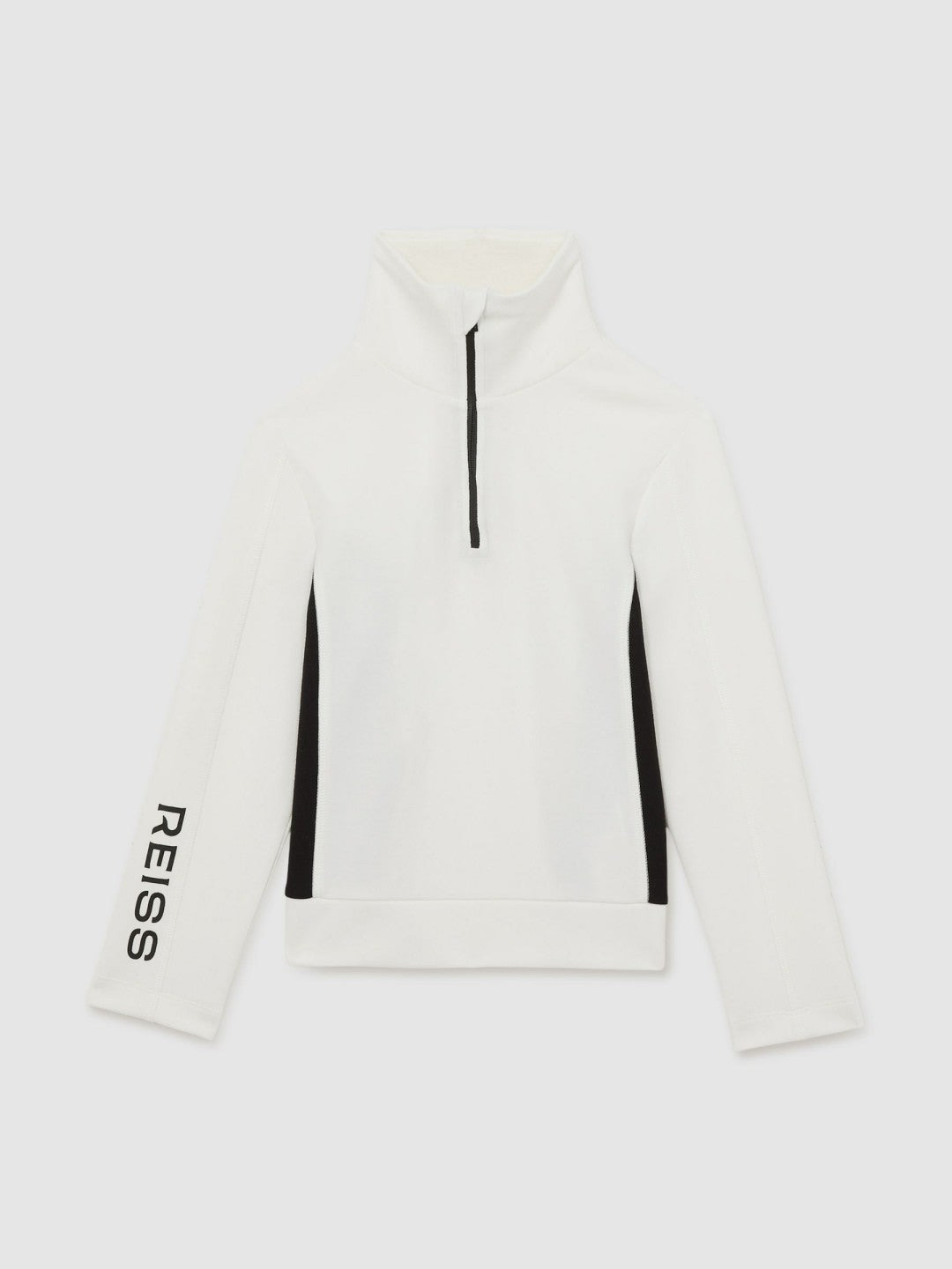 4-9 yrs Funnel-Neck Base-Layer Top White/Black | Children & Baby