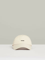 Logo Lettering Baseball Cap Ecru | Men