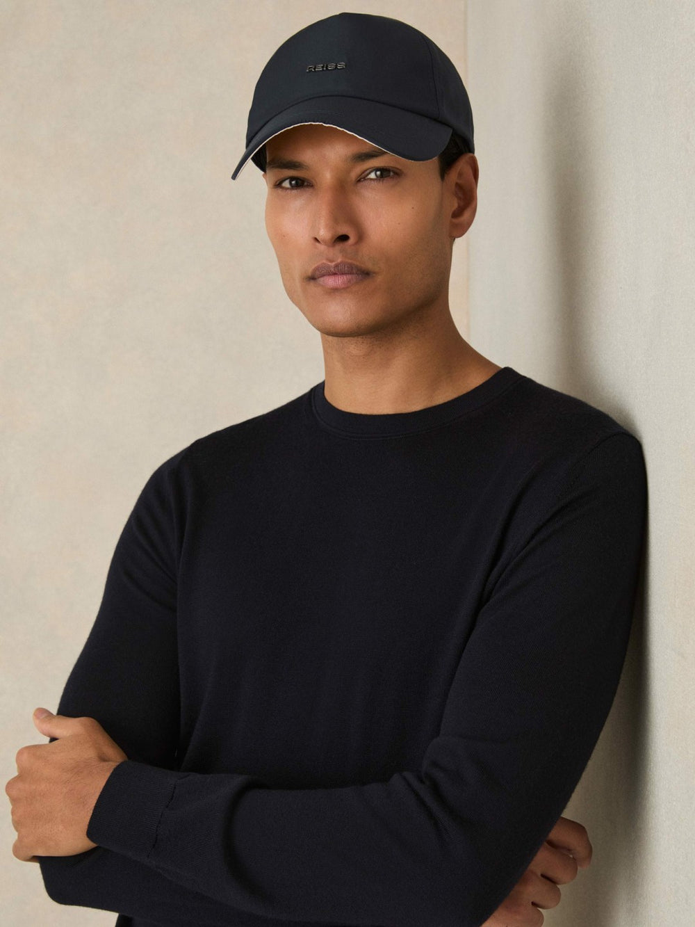 Logo Lettering Baseball Cap Navy | Men