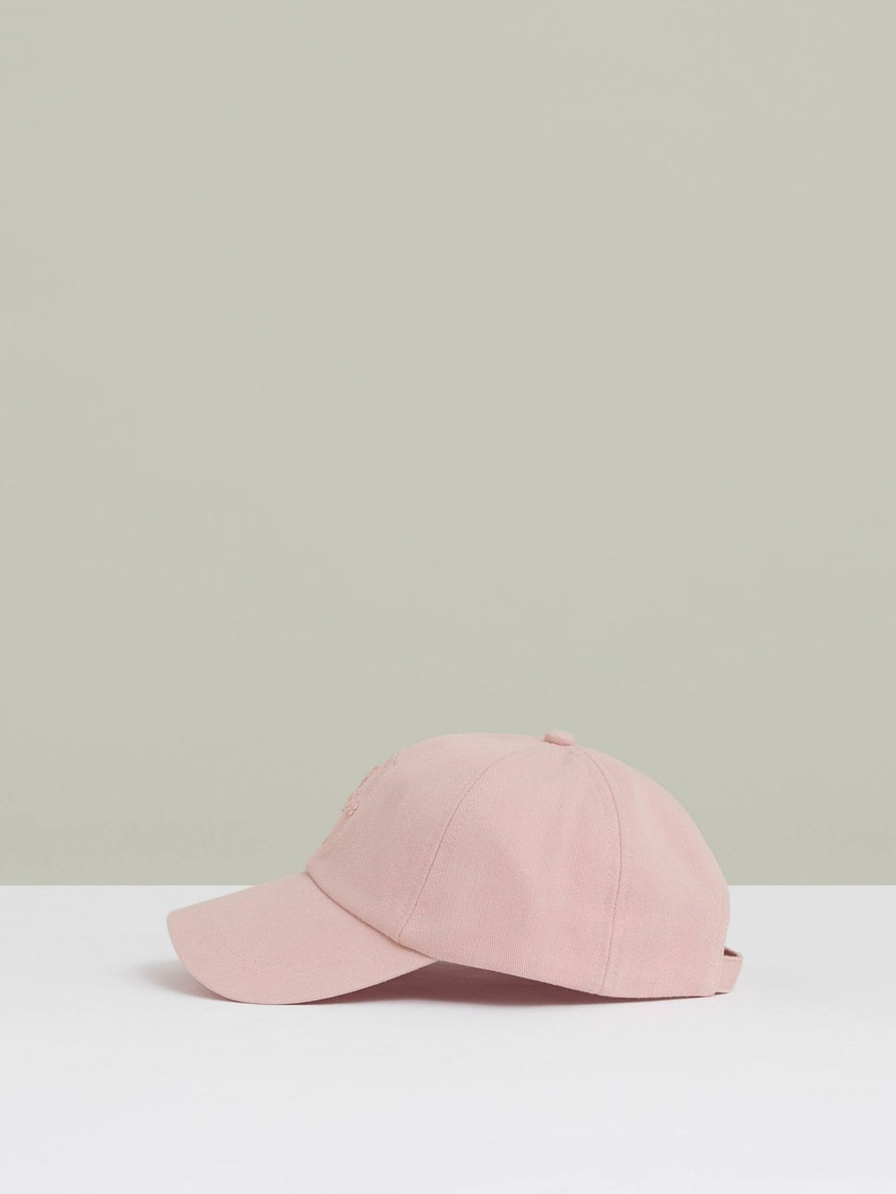 Cotton Logo-Embroidered Baseball Cap Washed Pink | Men