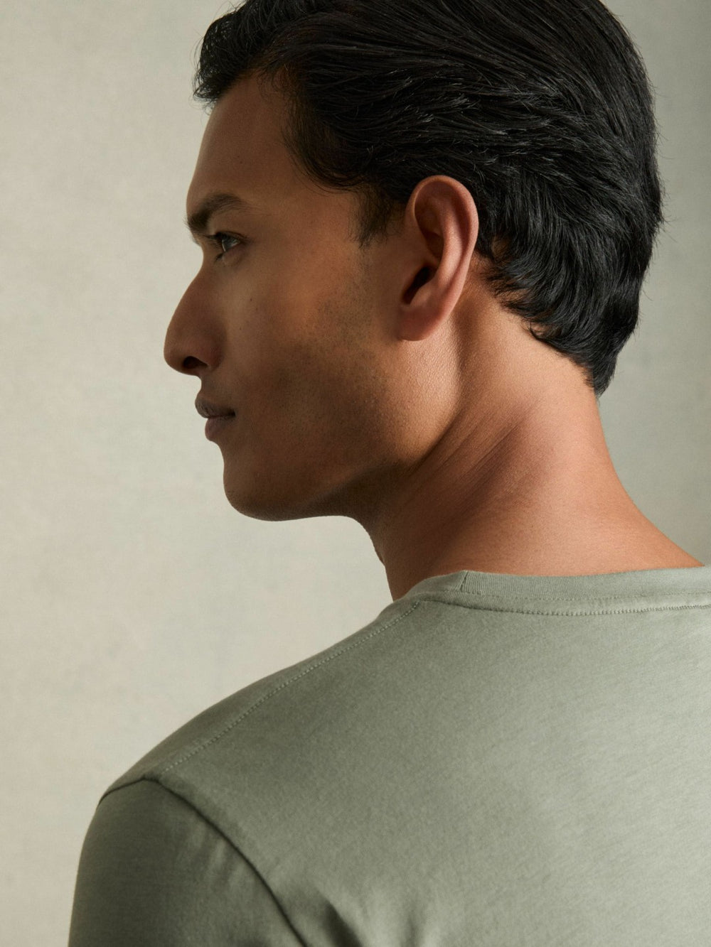 Cotton Crew Neck T-Shirt  | Men