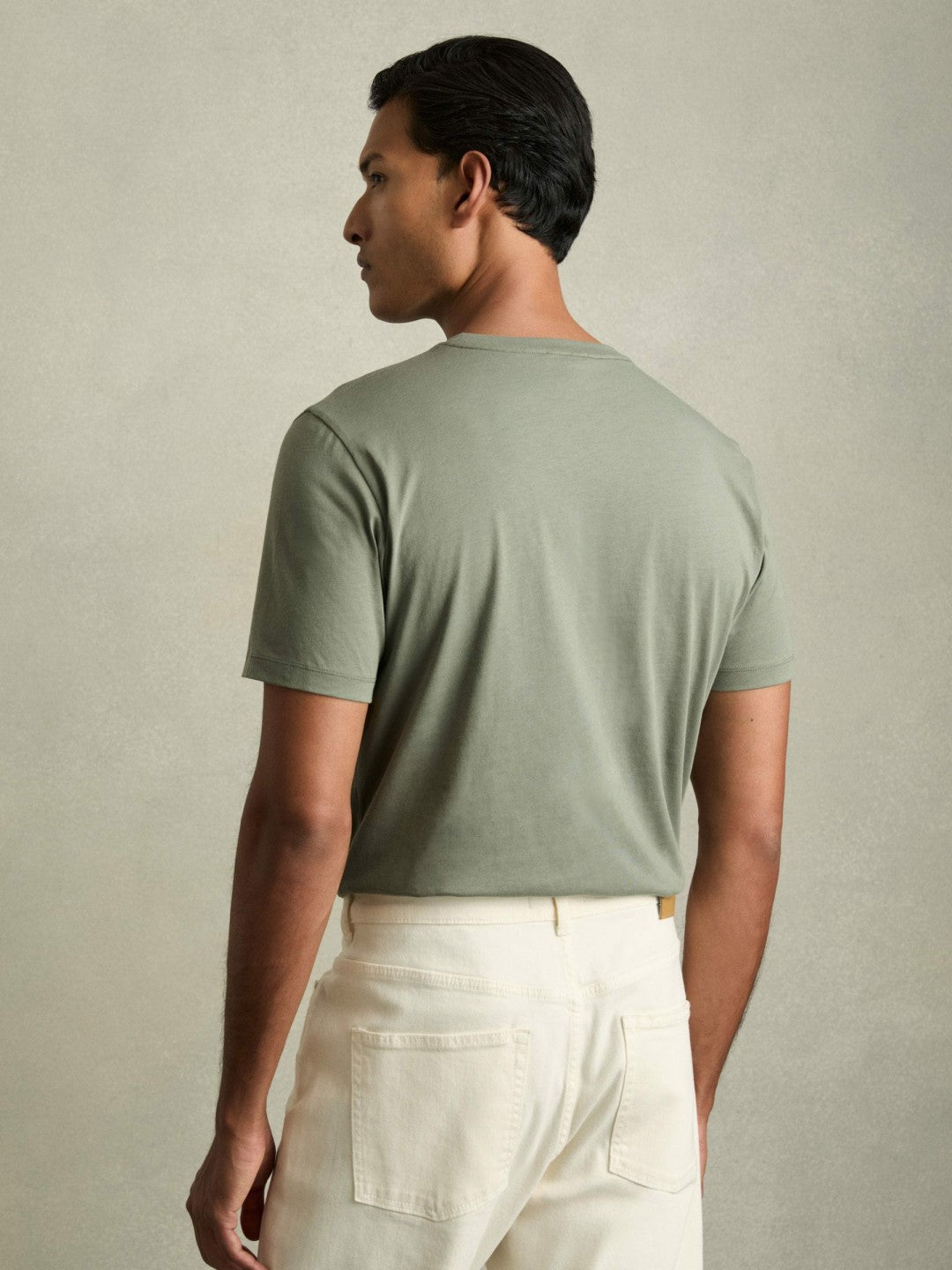 Cotton Crew Neck T-Shirt  | Men