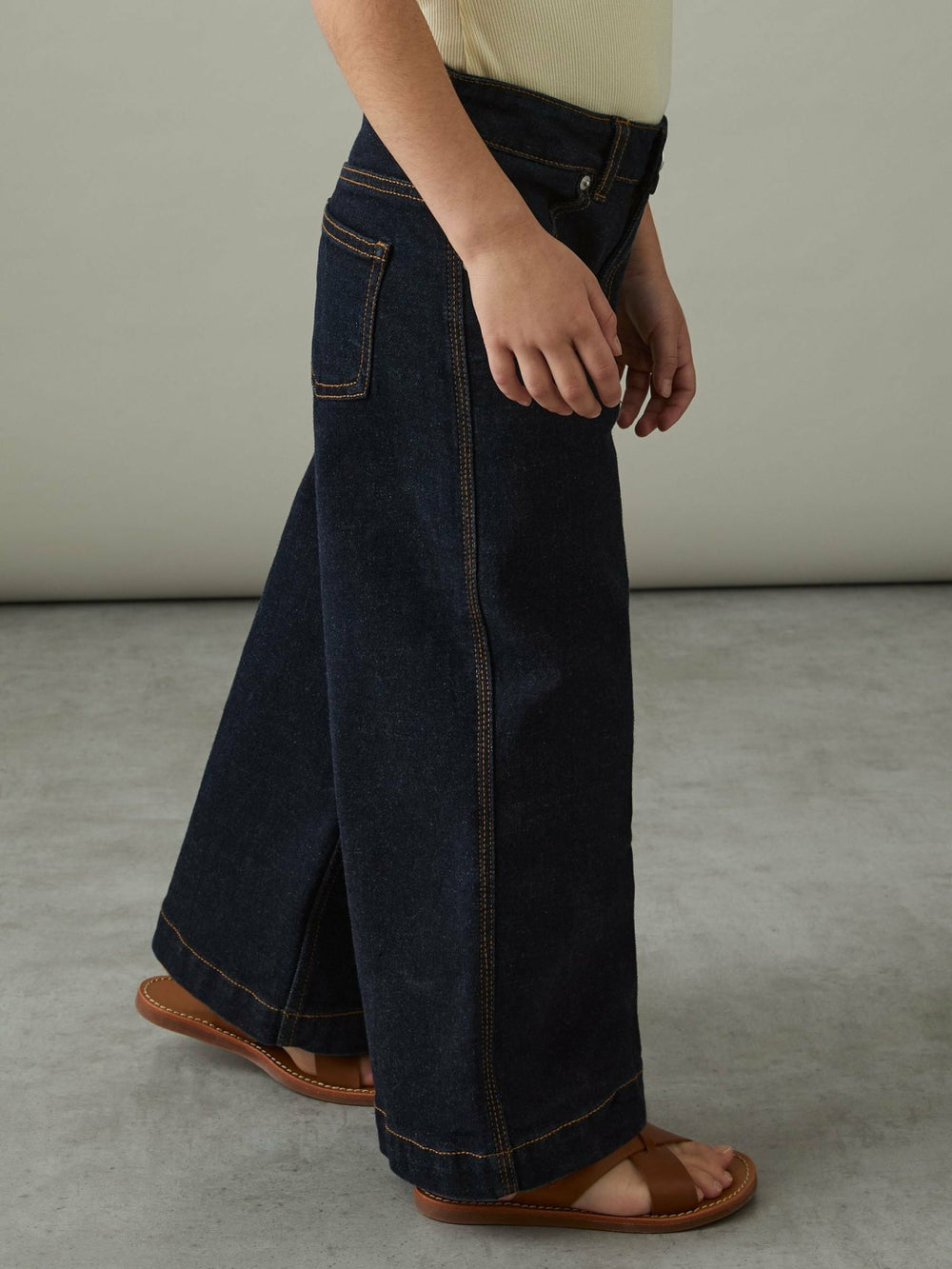 4-9 yrs Wide-Leg Jeans Indigo | Children & Baby