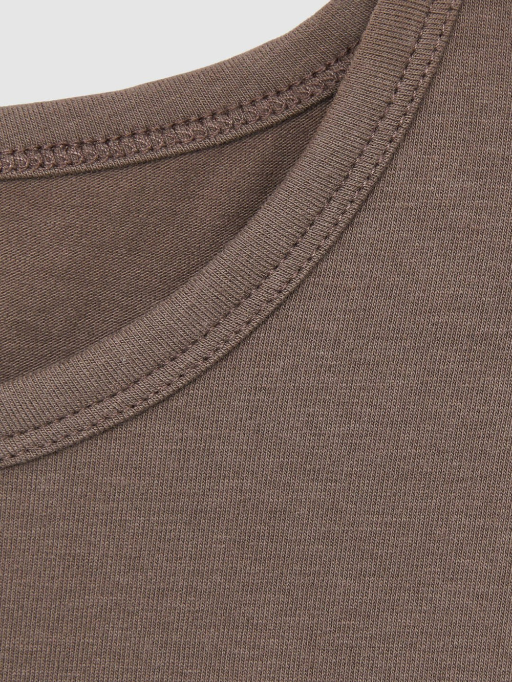 Stretch-Cotton Crew-Neck T-Shirt Mink | Women