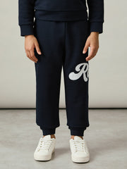 9-13 yrs Cotton-Blend Logo Script Joggers Navy | Children & Baby