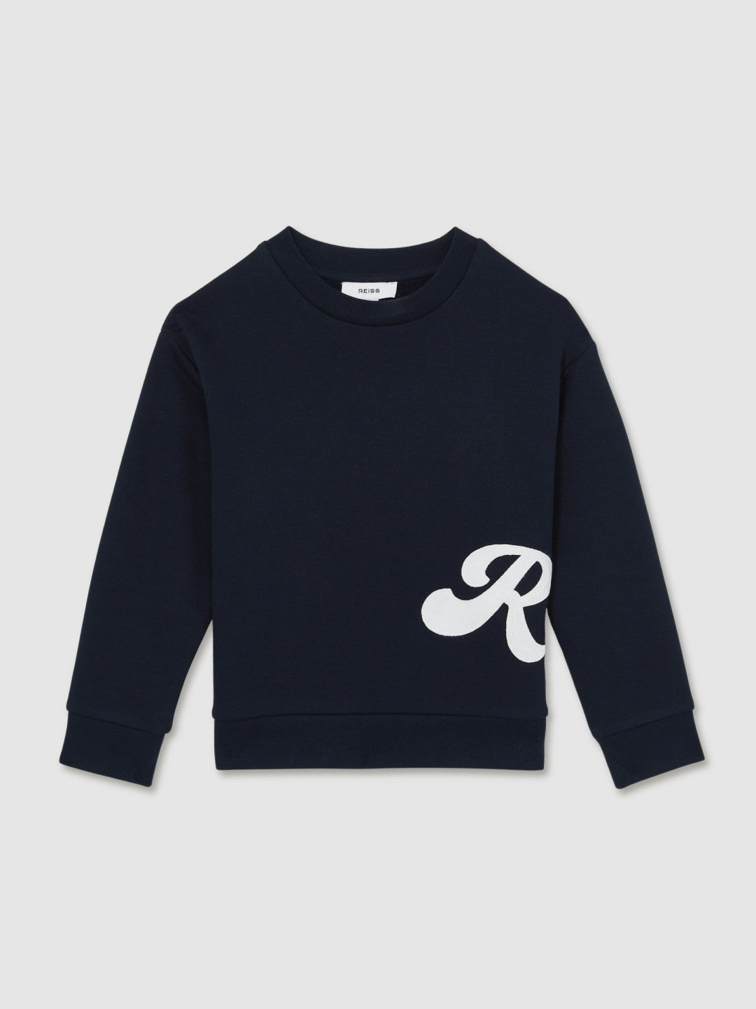 3-9 yrs Cotton-Blend Logo Script Sweatshirt Navy | Children & Baby