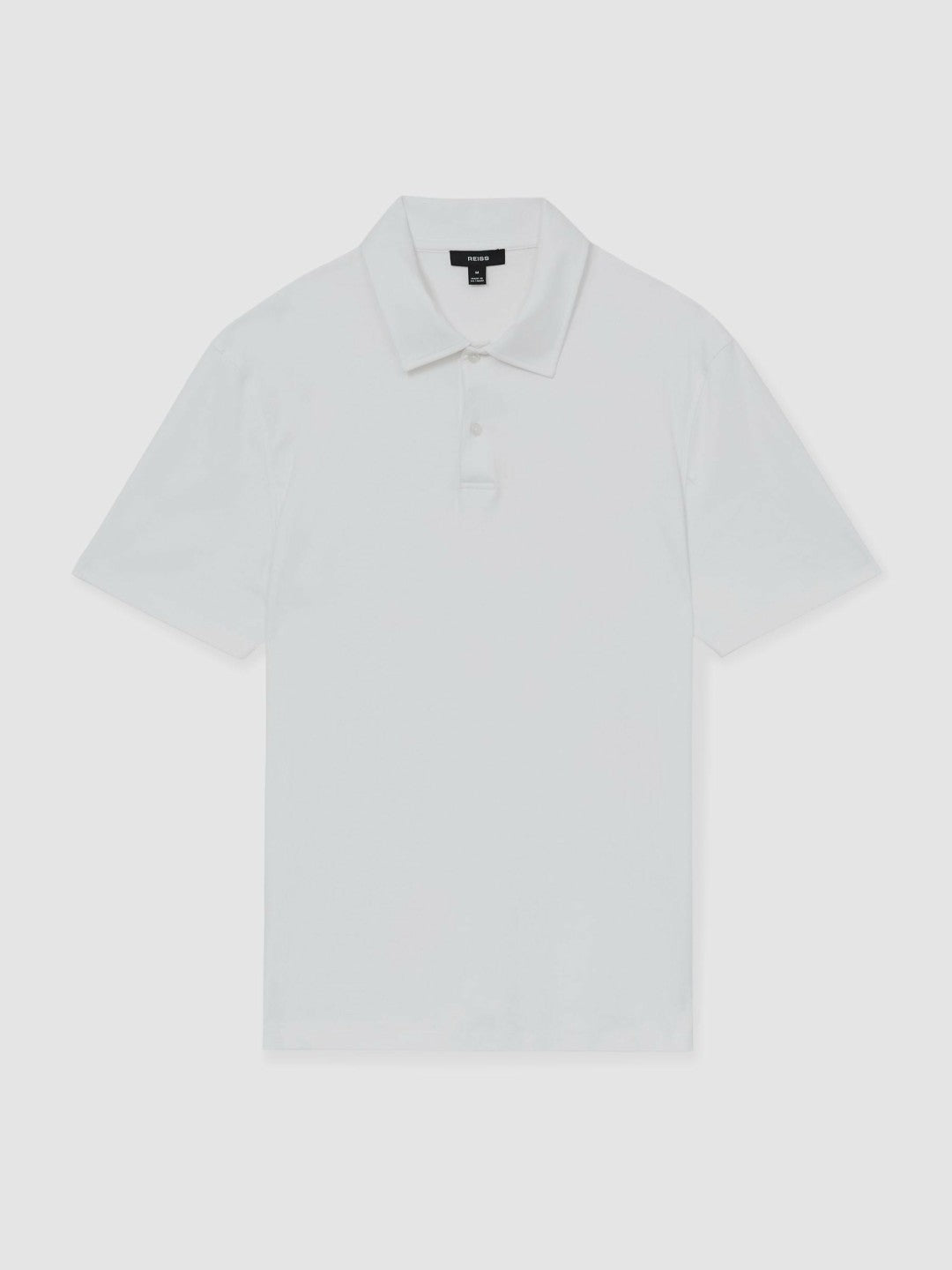 Cotton Short-Sleeve Polo Shirt White | Men