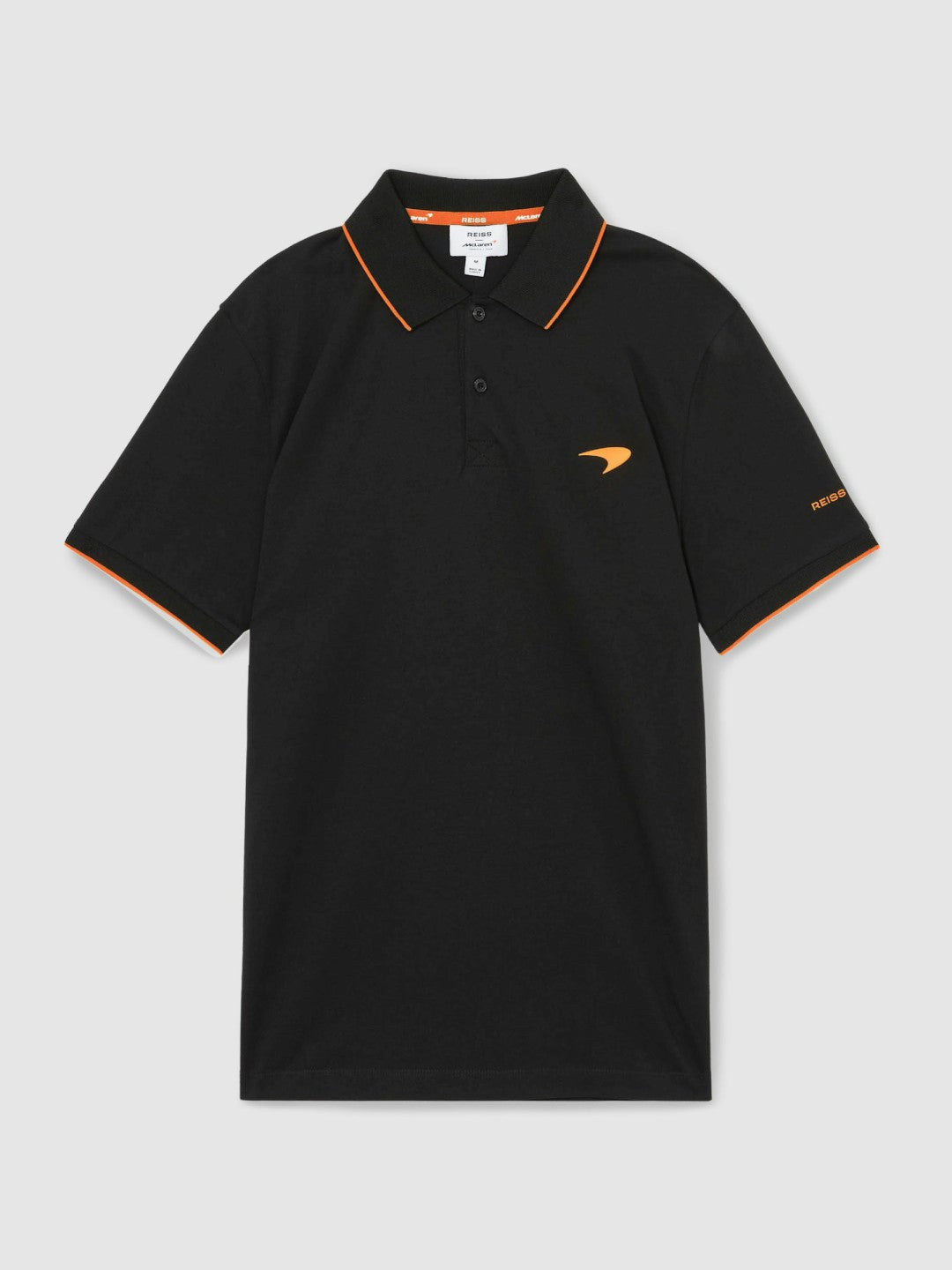 McLaren F1 Team Cotton Polo Shirt Black | Men