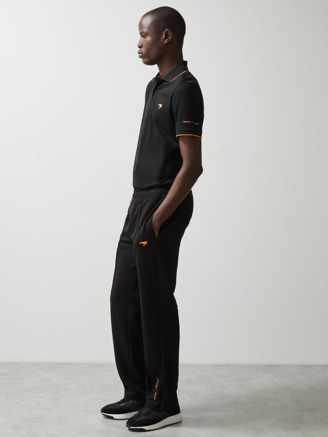 McLaren F1 Team Cotton Polo Shirt Black | Men