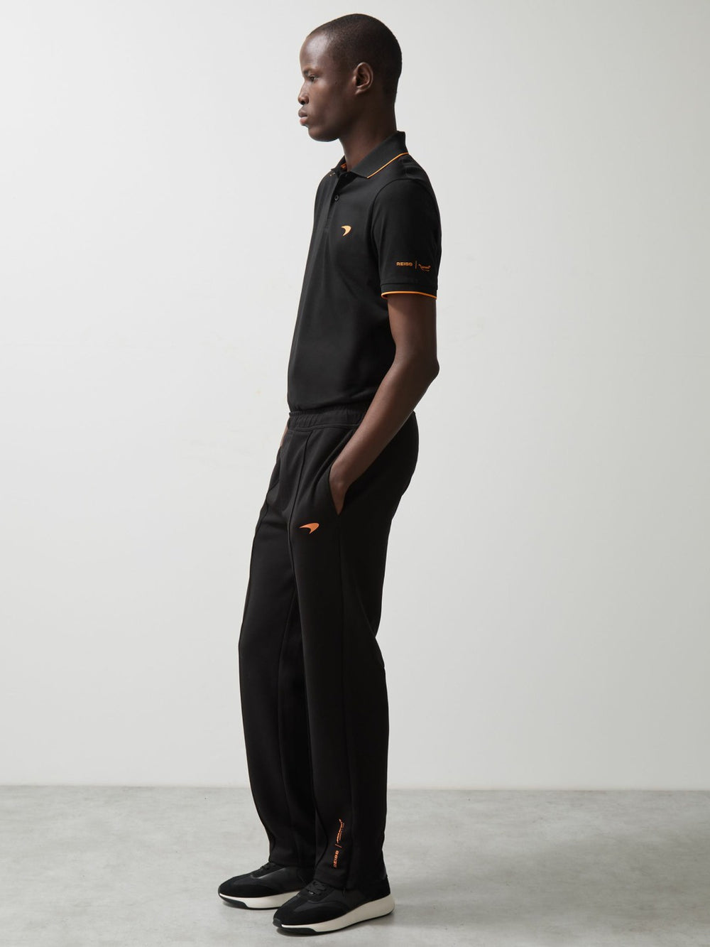 McLaren F1 Team Cotton Polo Shirt Black | Men