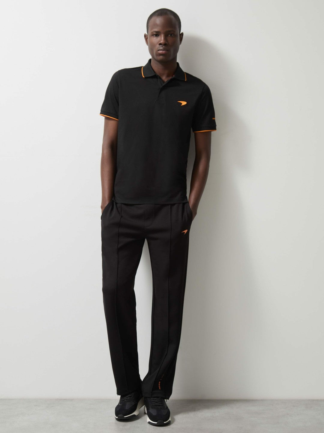 McLaren F1 Team Cotton Polo Shirt Black | Men