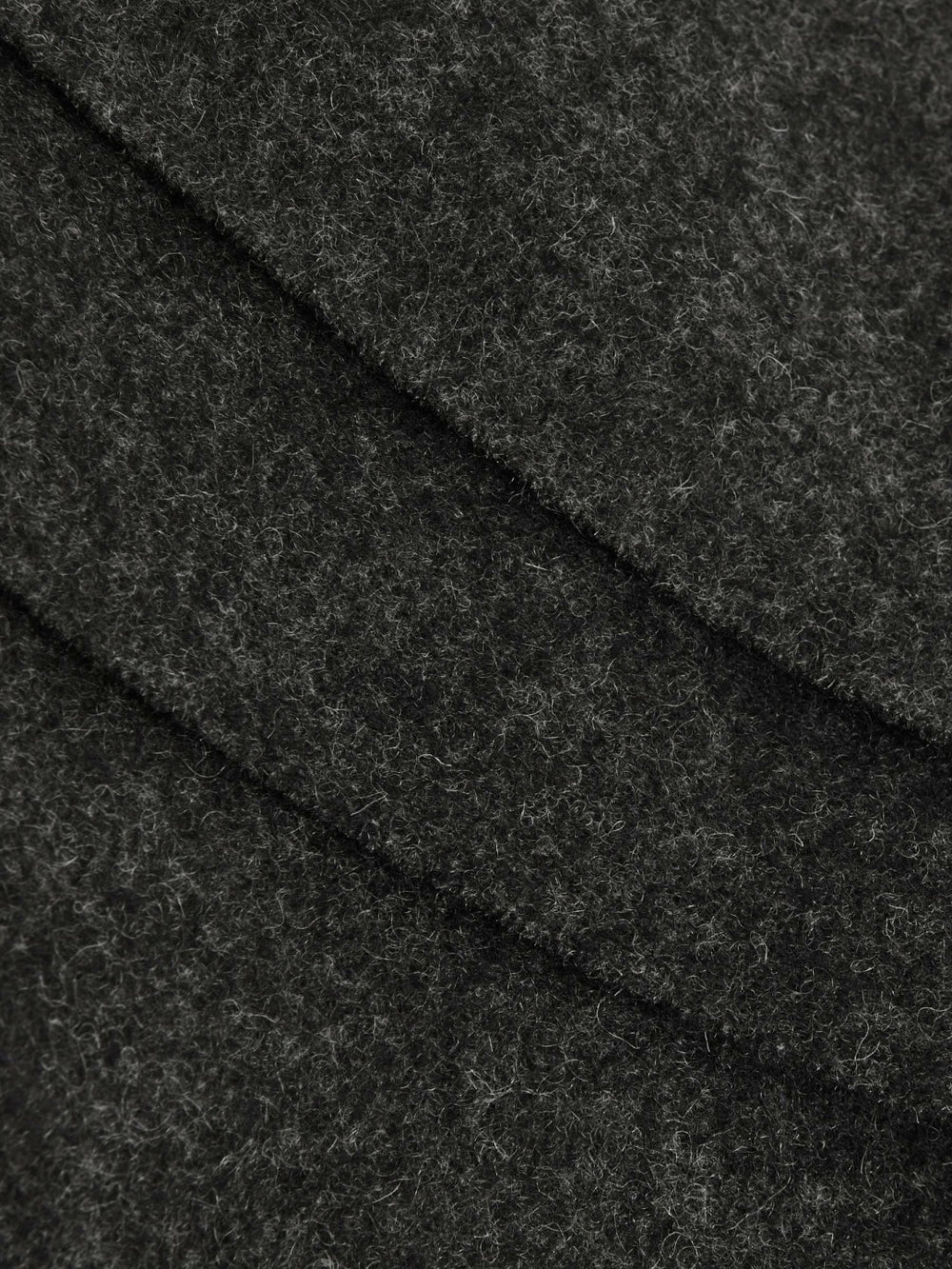 Wool and Cashmere Scarf Charcoal | Men