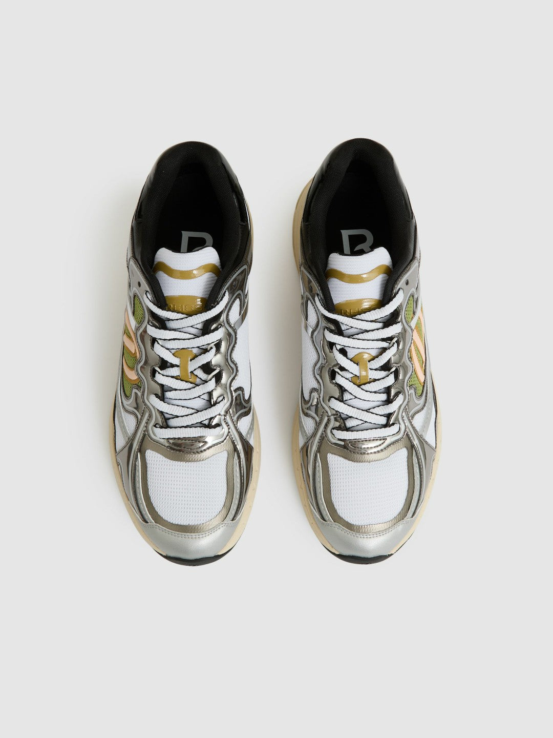 Overlay Logo Running Trainers Gunmetal/Black | Men