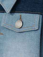 4-9 yrs Patchwork Two-Tone Denim Jacket Blue | Children & Baby