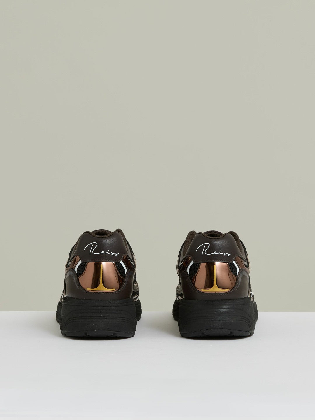 Overlay Logo Running Trainers Electric Brown | Men