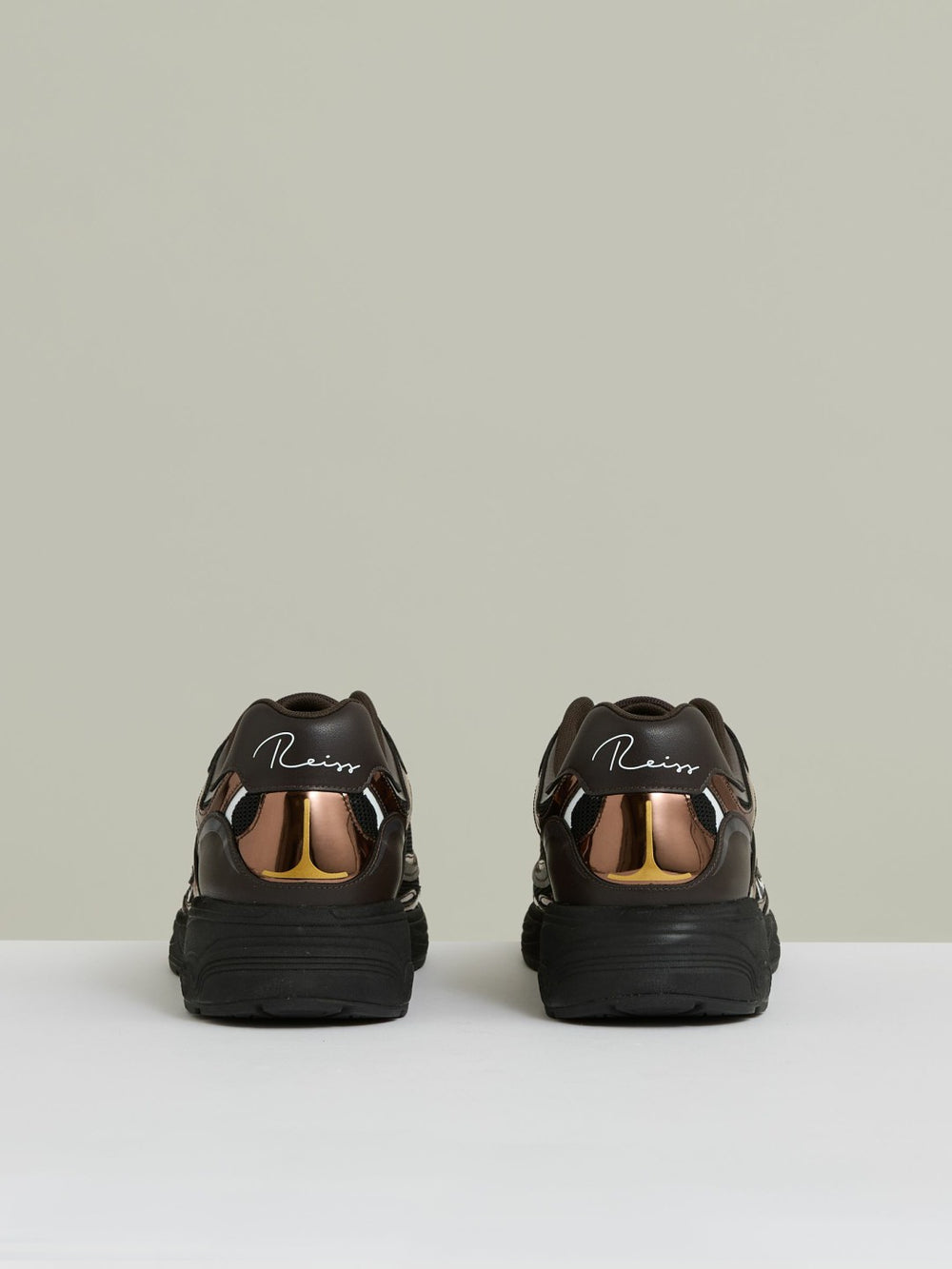 Overlay Logo Running Trainers Electric Brown | Men