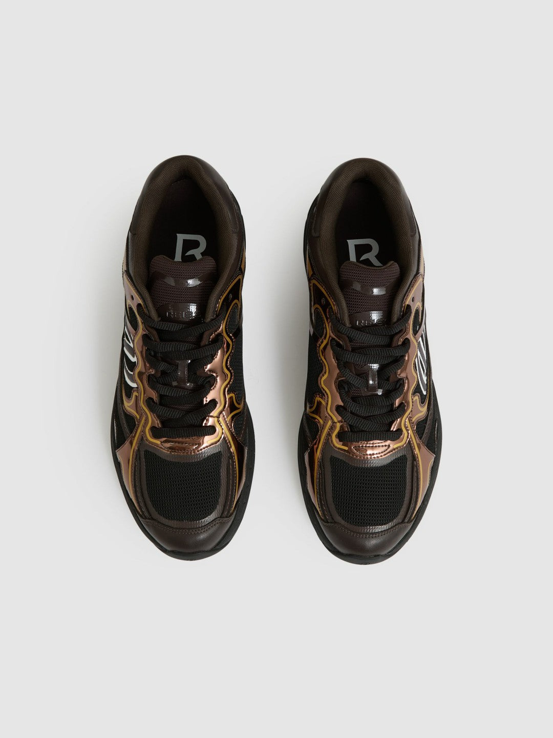 Overlay Logo Running Trainers Electric Brown | Men