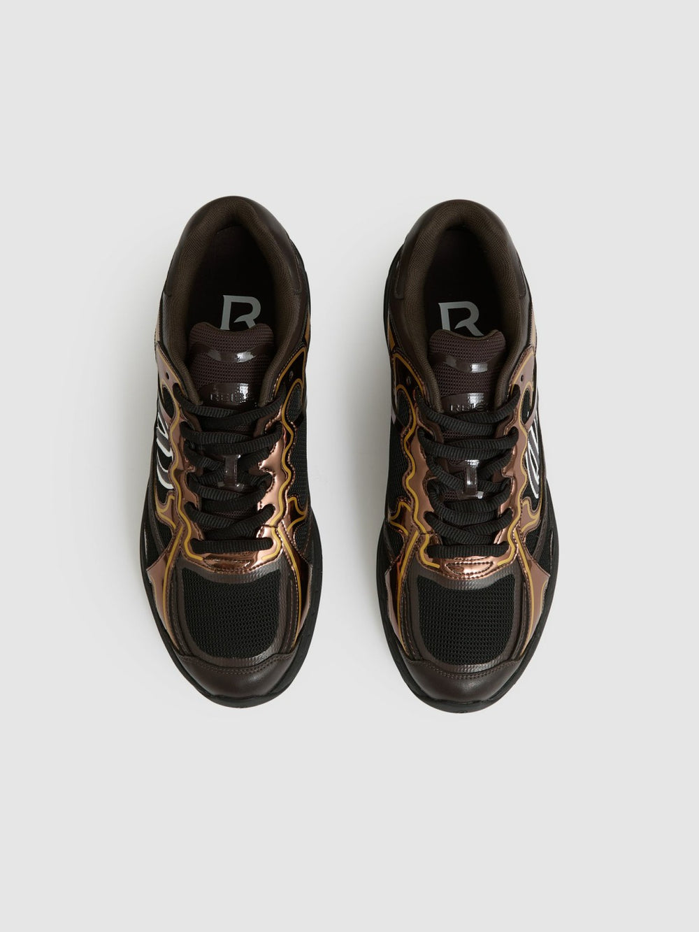 Overlay Logo Running Trainers Electric Brown | Men