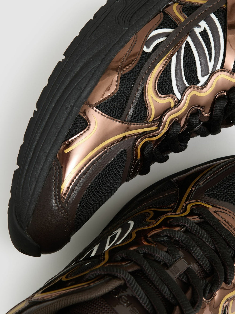 Overlay Logo Running Trainers Electric Brown | Men