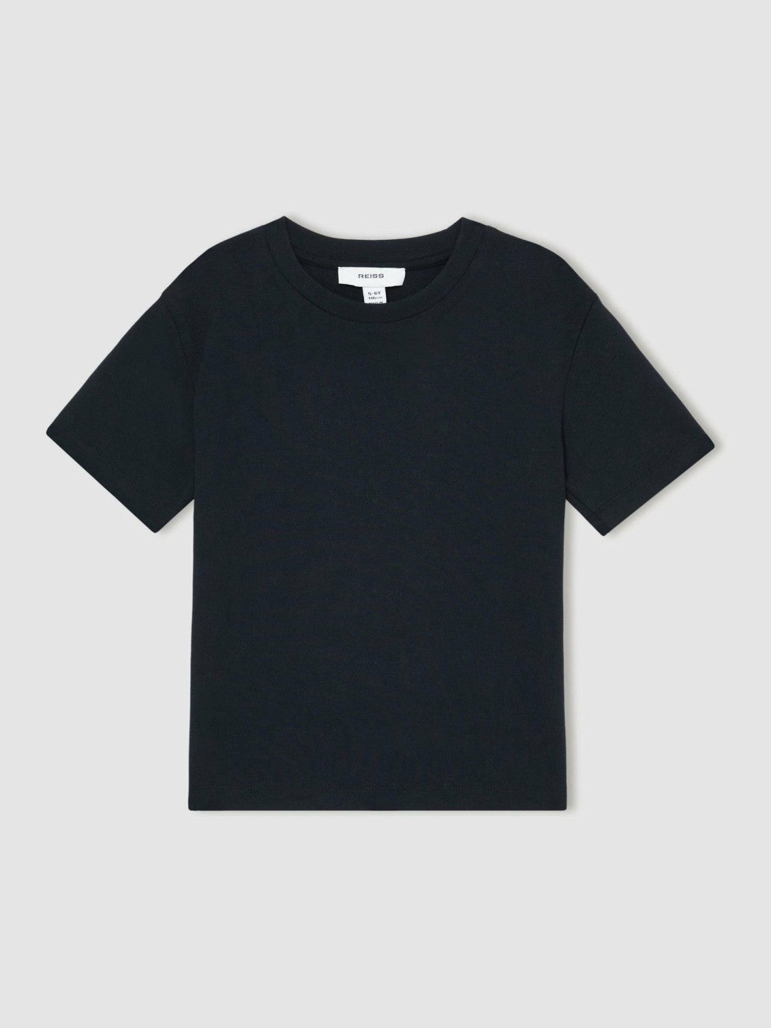 9-13 yrs Cotton Crew-Neck T-Shirt Navy | Children & Baby