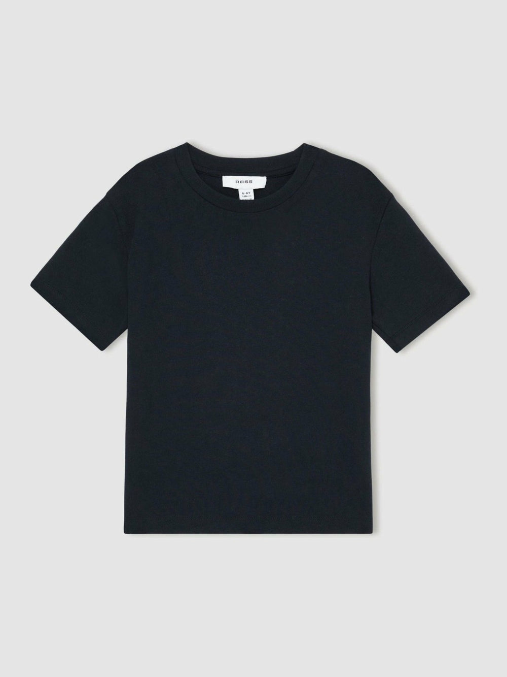 9-13 yrs Cotton Crew-Neck T-Shirt Navy | Children & Baby