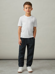 3-9 yrs Cotton Crew-Neck T-Shirts 3 Pack White | Children & Baby