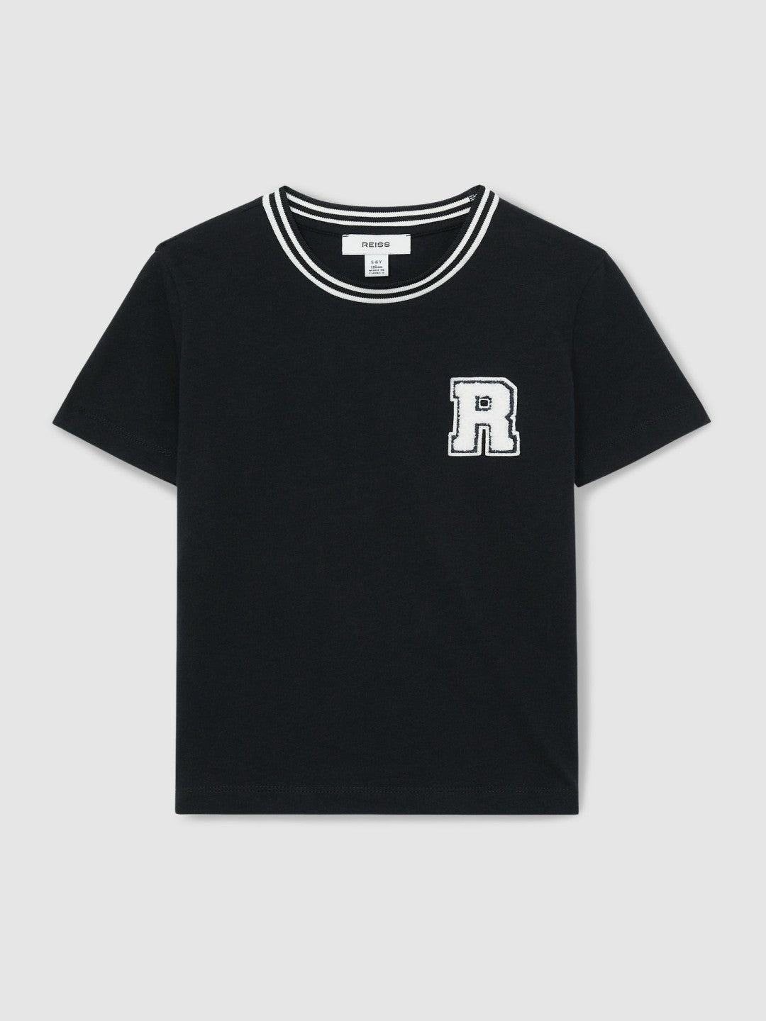 3-9 yrs Cotton Letter Patch T-Shirt Navy | Children & Baby