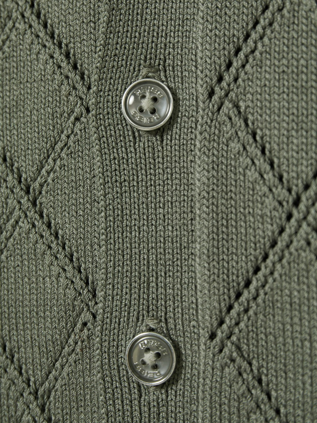 9-13 yrs Cotton Blend Diamond Knit Shirt Dark Sage | Children & Baby