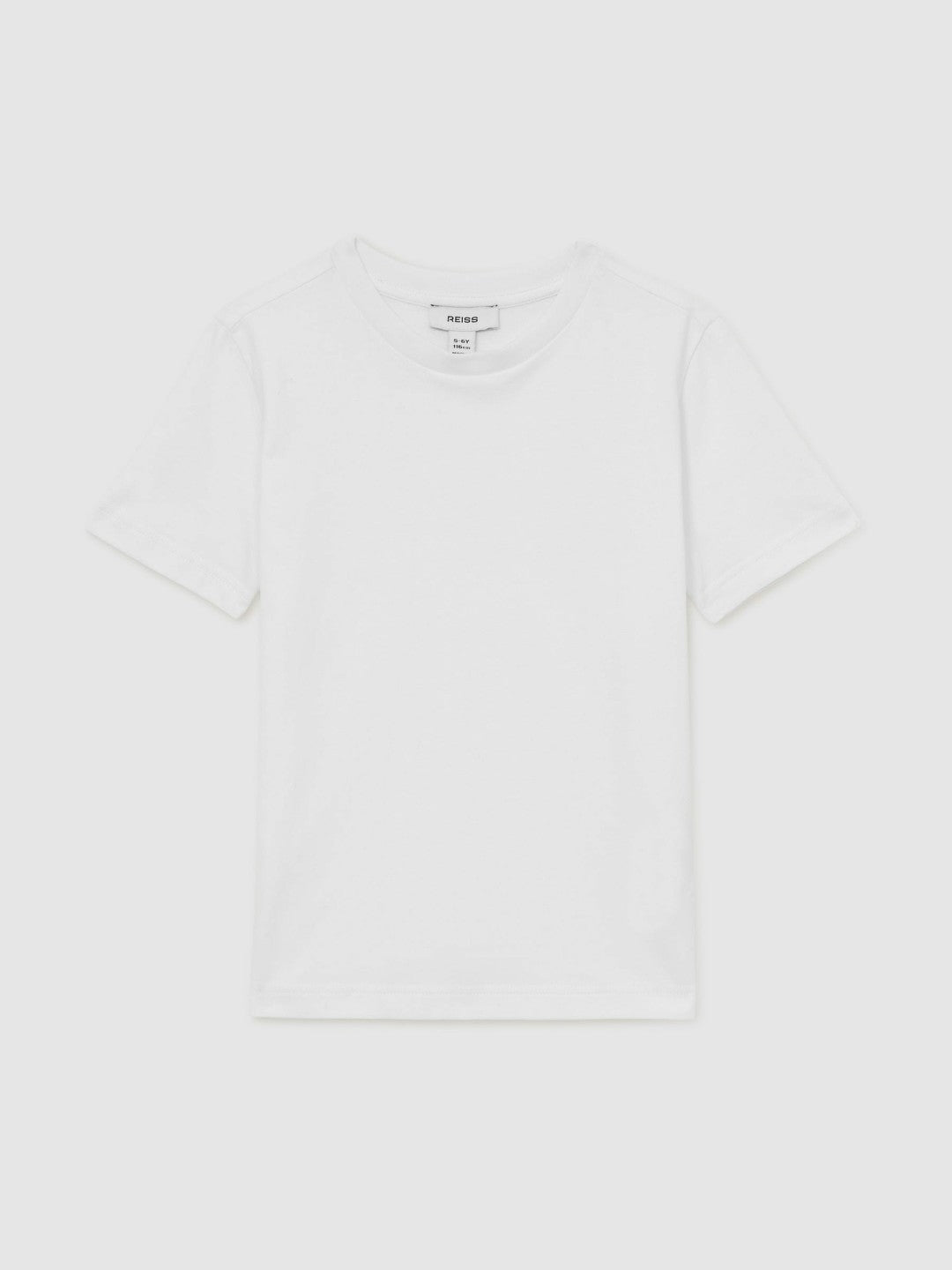 3-9 yrs Cotton Crew-Neck T-Shirt White | Children & Baby