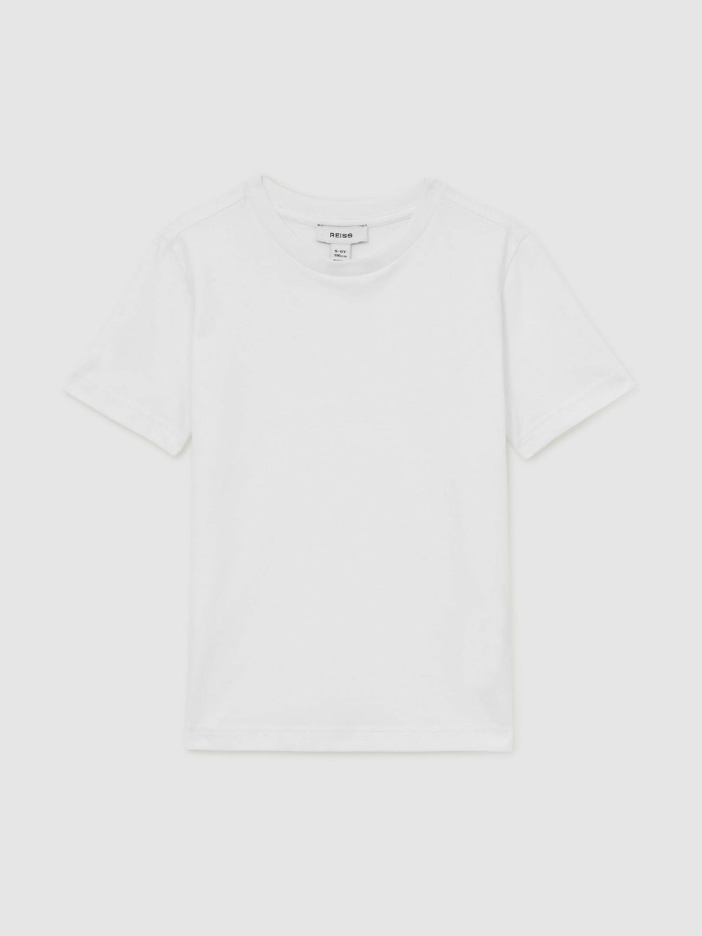 3-9 yrs Cotton Crew-Neck T-Shirt White | Children & Baby