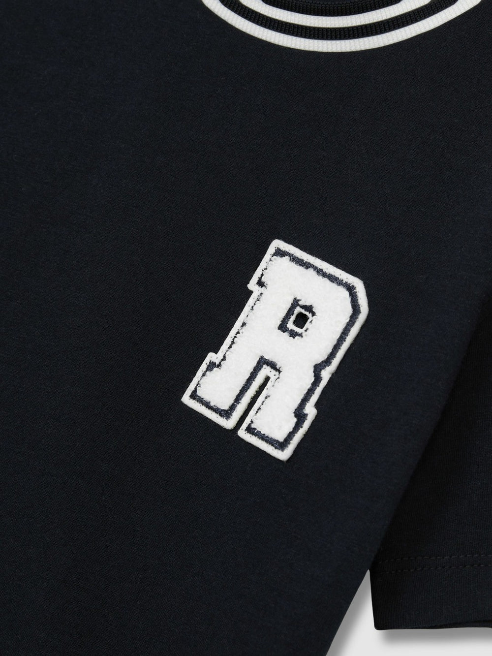 9-13 yrs Cotton Letter Patch T-Shirt Navy | Children & Baby
