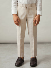 3-9 yrs Slim-Fit Trousers With Wool Stone | Children & Baby