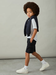 3-9 yrs Interlock-Jersey Cargo Shorts Navy | Children & Baby