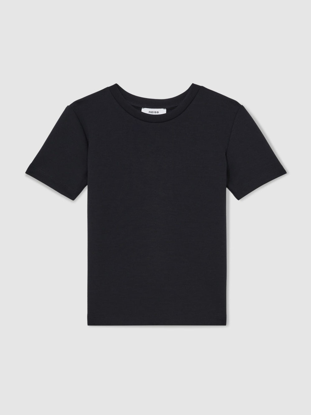 9-13 yrs Interlock-Jersey Crew-Neck T-Shirt Navy | Children & Baby