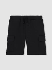 9-13 yrs Interlock-Jersey Cargo Shorts Navy | Children & Baby
