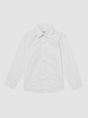 3-9 yrs Cotton Slim-Fit Dinner Shirt White | Children & Baby