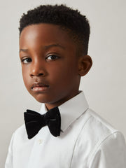 3-9 yrs Cotton Slim-Fit Dinner Shirt White | Children & Baby