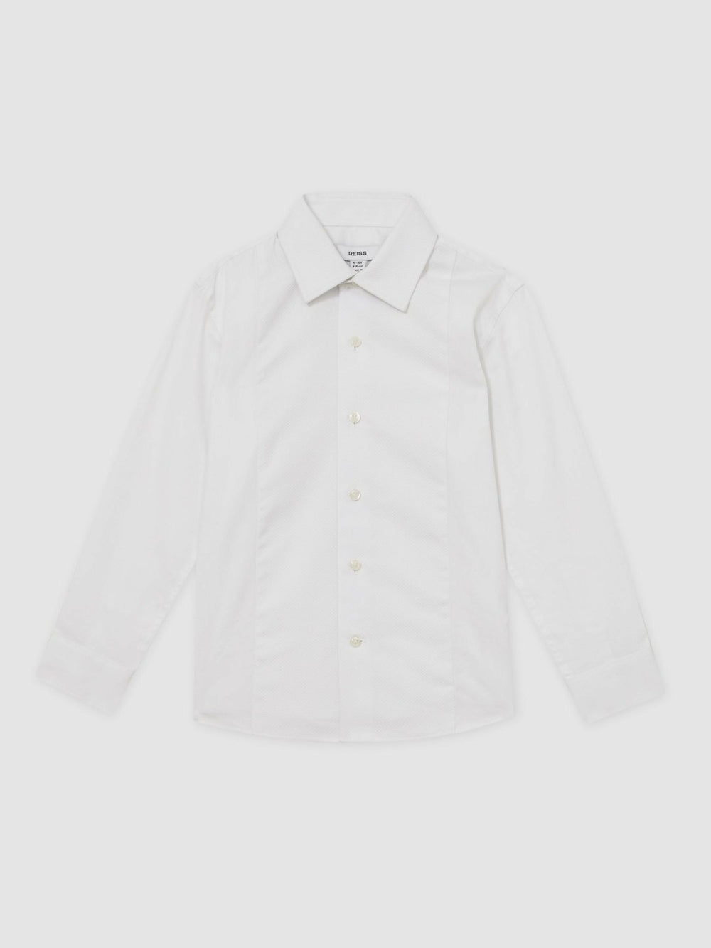 9-13 yrs Cotton Slim-Fit Dinner Shirt White | Children & Baby